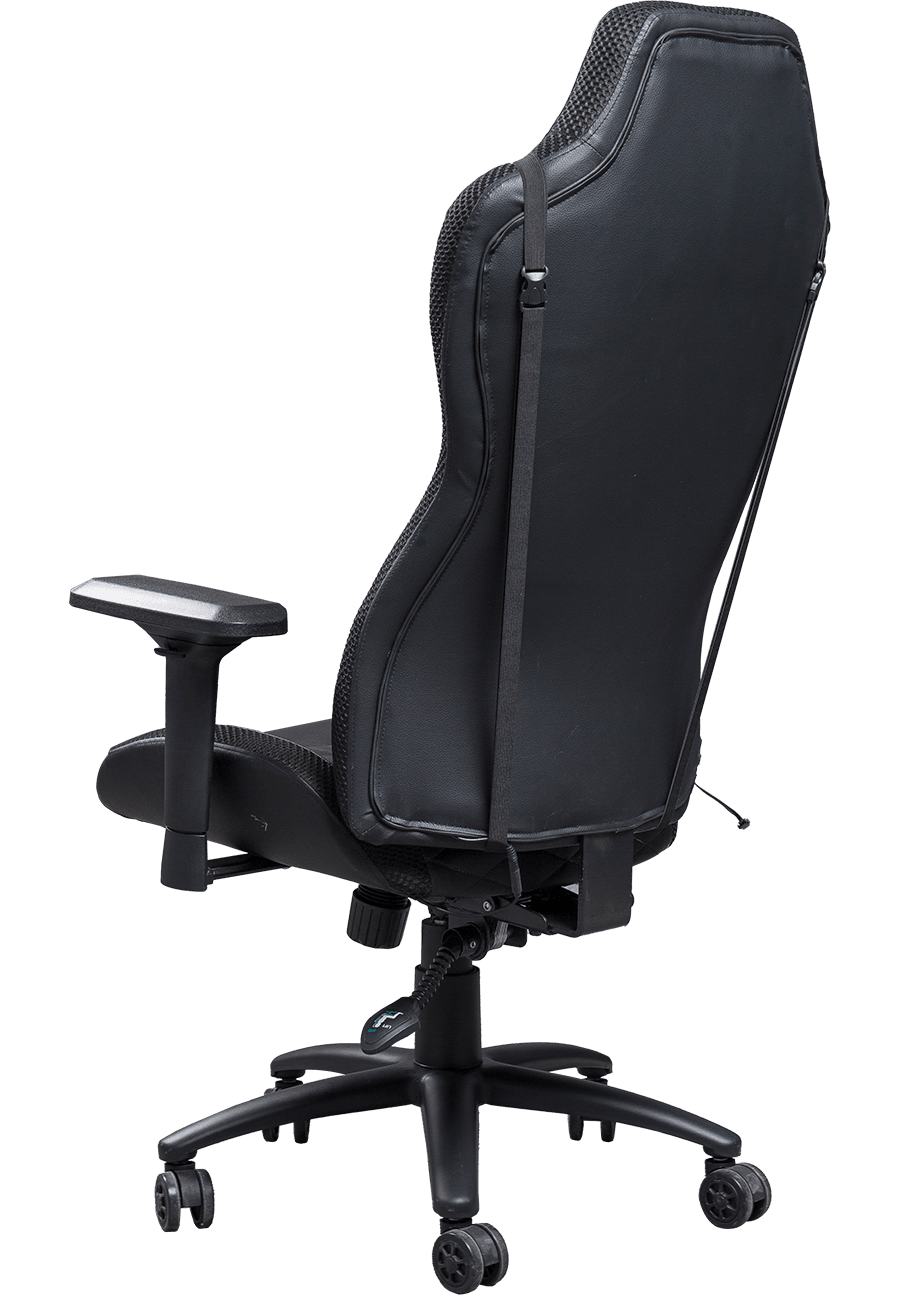 Liggende funksjon Gaming Heavy Duty Coating 360 Swivel Function PC Gamer Chair Full Black PU Gaming Chair details